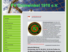 Tablet Screenshot of fv-gruenwinkel.de